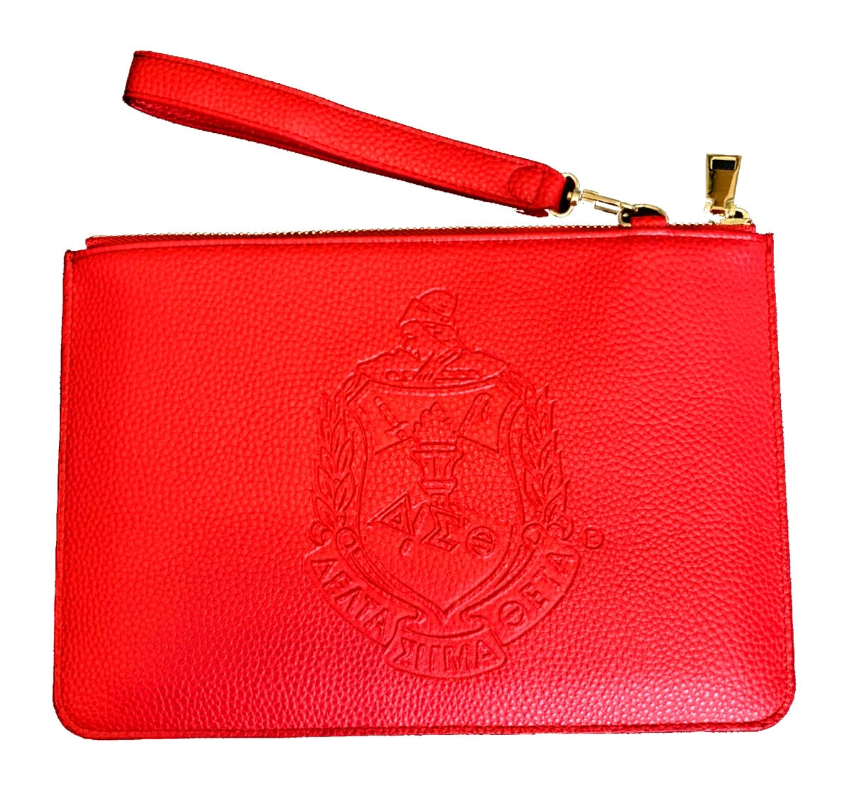 Delta Sigma Theta Clutch Wristlet Red