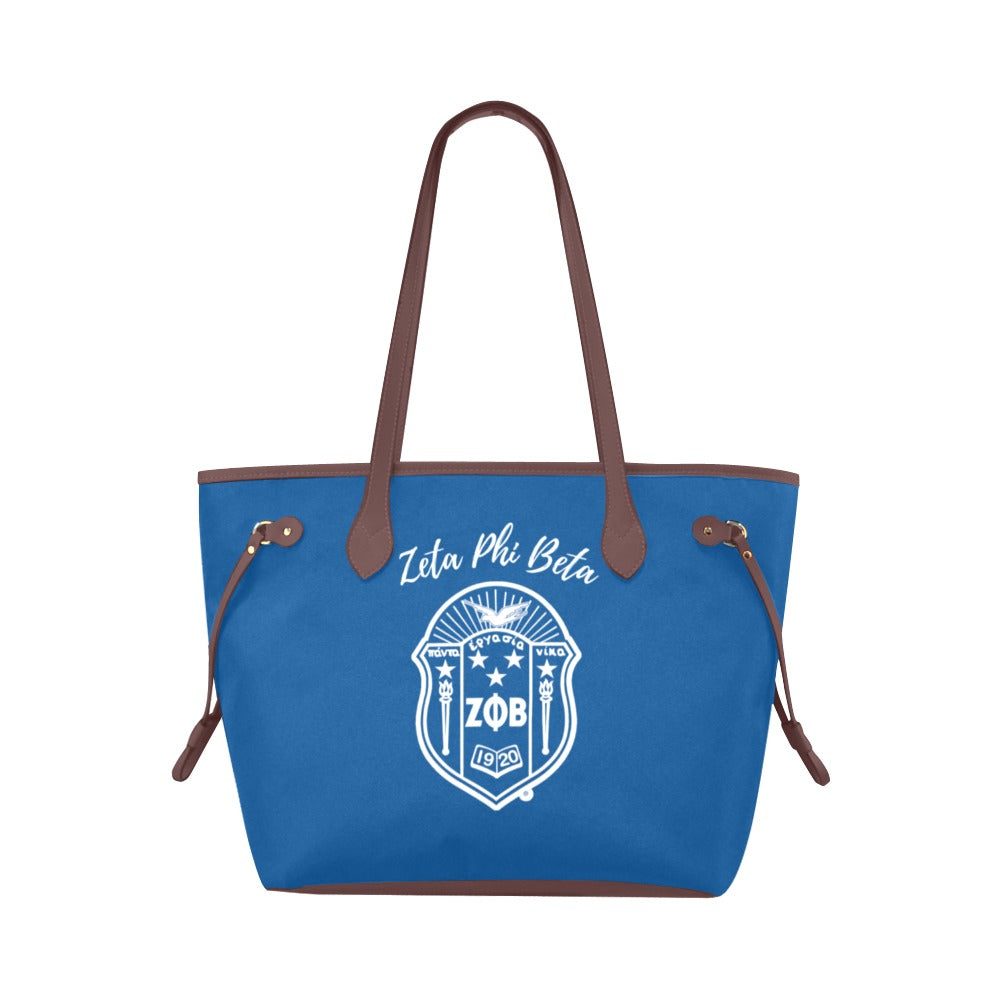 Luxury Canvas Zeta Phi Beta Tote Bag