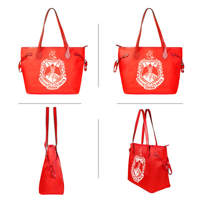 Luxury Canvas Delta Sigma Theta Tote Bag