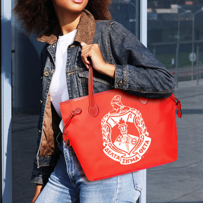 Luxury Canvas Delta Sigma Theta Tote Bag