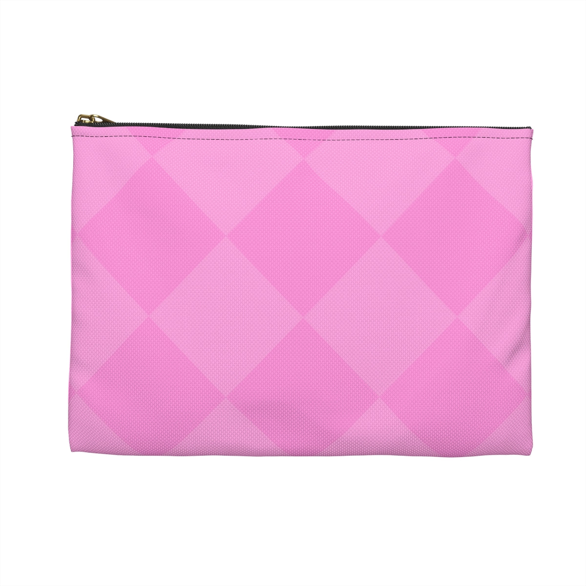 Pink Diamond Initial Monogram Accessory Pouch Set