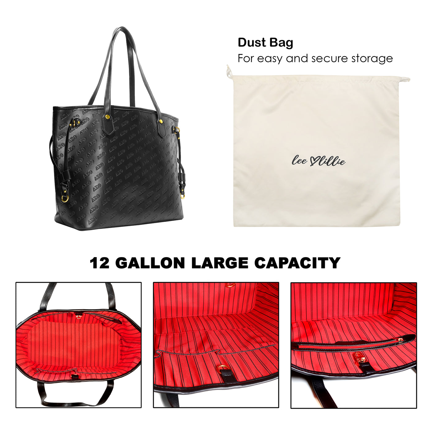 Luxury Monogram Delta Sigma Theta Tote