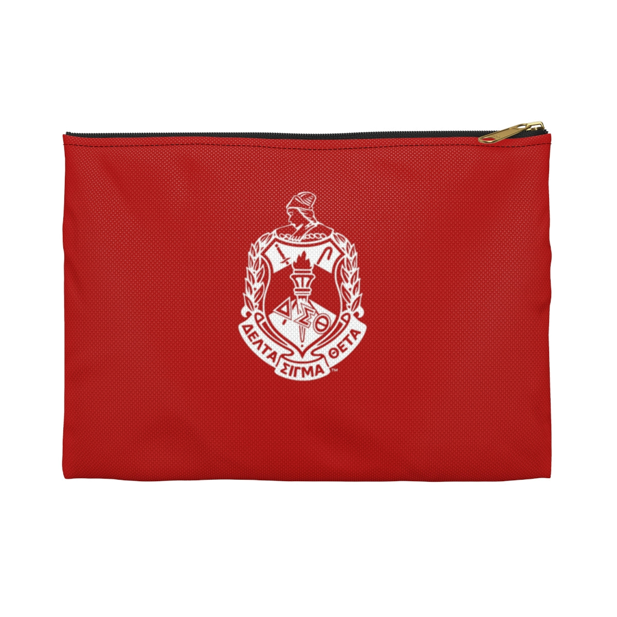 Delta Sigma Theta Canvas Accessory Pouch