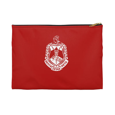 Delta Sigma Theta Canvas Accessory Pouch