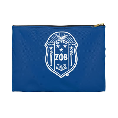 Zeta Phi Beta Canvas Accessory Pouch